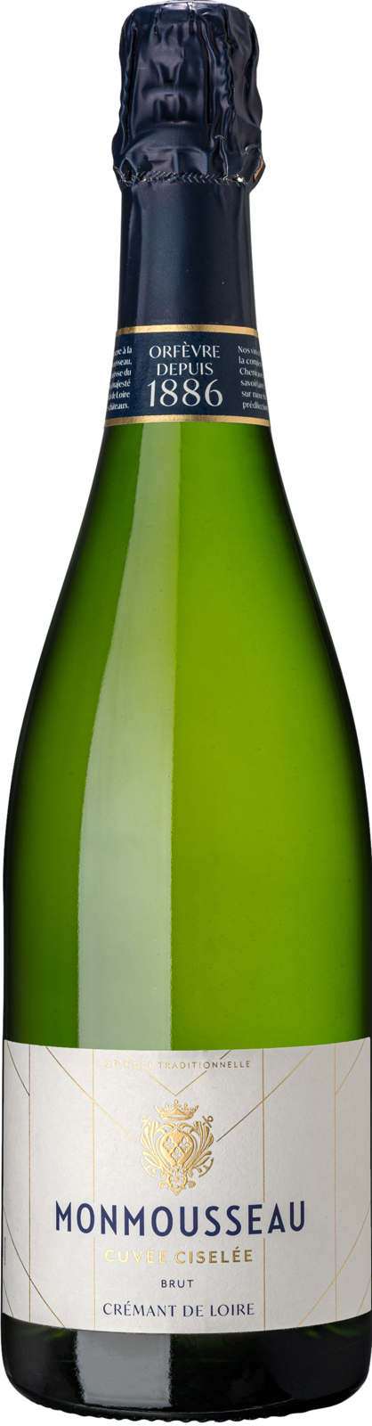 Maison Monmousseau Cuvée Ciselee Cremant de Loire AOP Brut Schaumwein Kiste 6 x 75 cl / 12 % Frankreich – Produktansicht