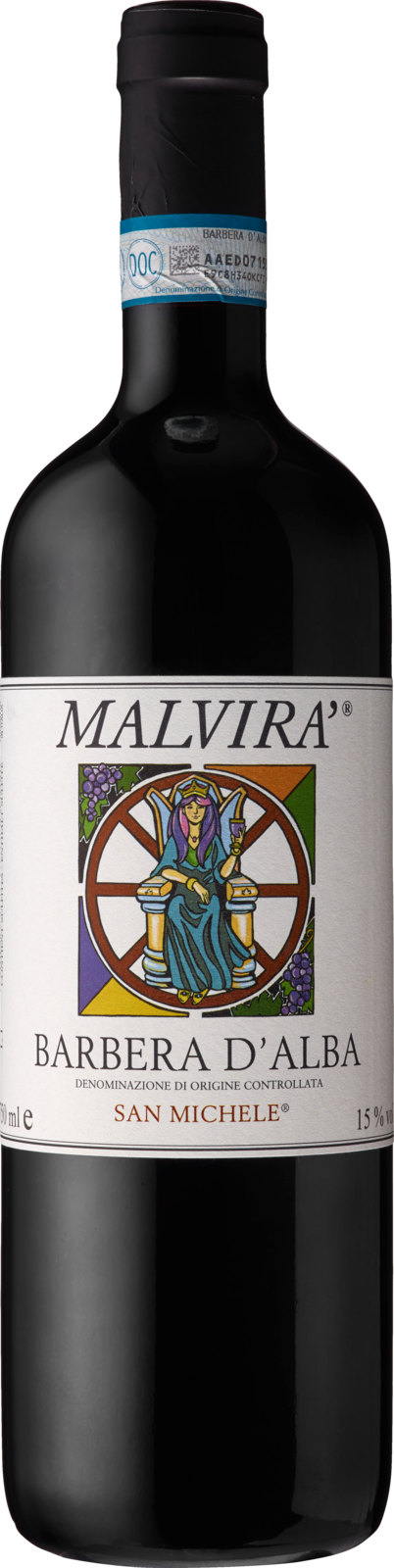 Malvirà Barbera d'Alba DOC 2022 Rotwein Kiste 6 x 75 cl / 14 % Italien – Produktansicht