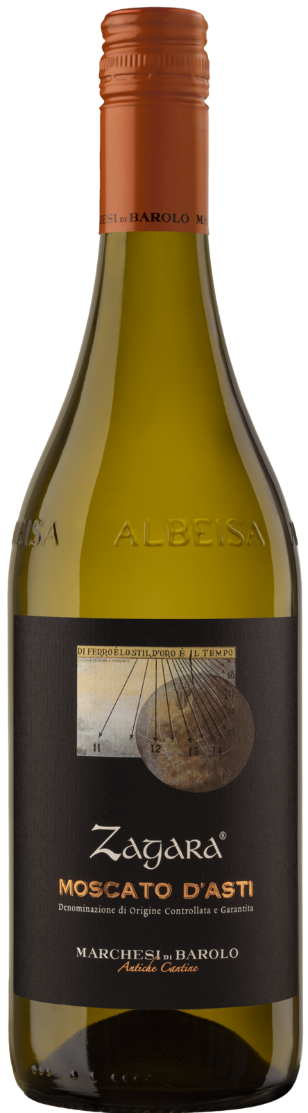 Marchesi di Barolo Moscato d'Asti DOCG Zagara 2024 Schaumwein Kiste 6 x 75 cl / 5 % Italien – Produktansicht