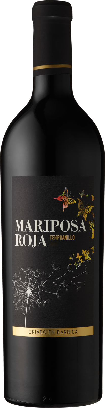 Mariposa Tempranillo Vino de España Criado en barrica 2024 Rotwein Kiste 6 x 75 cl / 14 % Spanien – Produktansicht