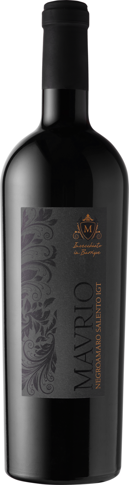 Mavrio Negroamaro Salento IGP 2022 Rotwein Kiste 6 x 75 cl / 14.5 % Italien – Produktansicht
