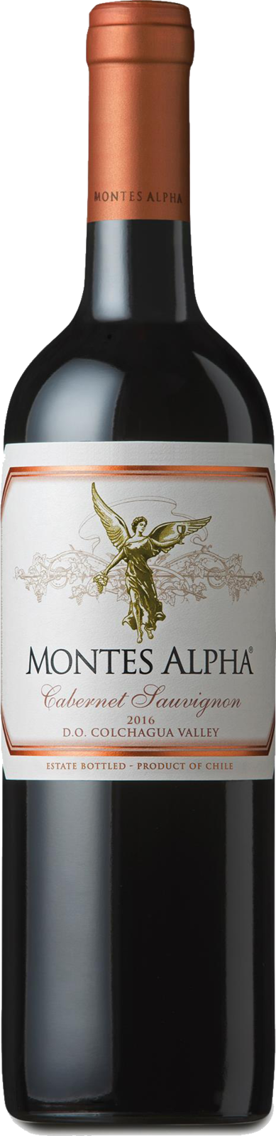 Montes Alpha Cabernet Sauvignon DO 2022 Rotwein Kiste 6 x 75 cl / 14.5 % Chile – Produktansicht