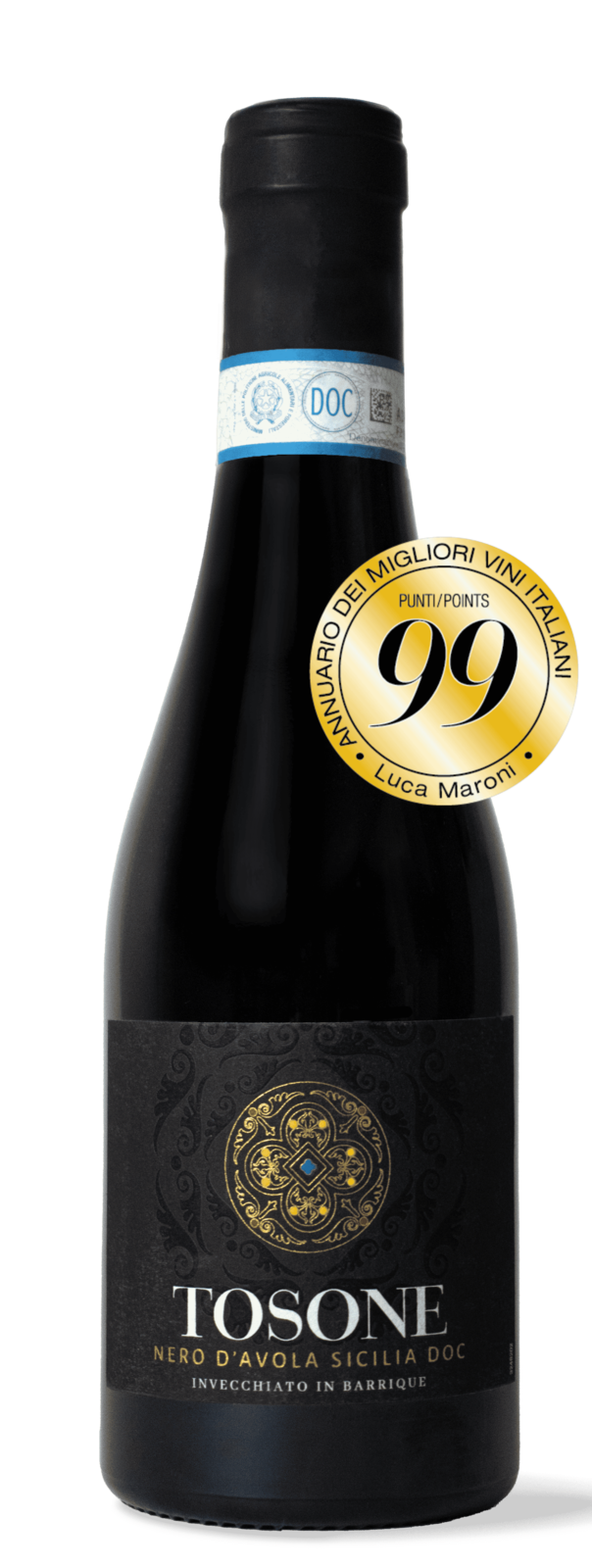 Tosone Nero d`Avola Sicilia DOC 2024 Rotwein Kiste 6 x 37.5 cl / 14.5 % Italien – Produktansicht