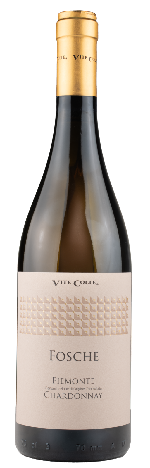 Vite Colte Piemonte Chardonnay DOC Fosche 2025 Weisswein Kiste 6 x 75 cl / 13.5 % Italien – Produktansicht