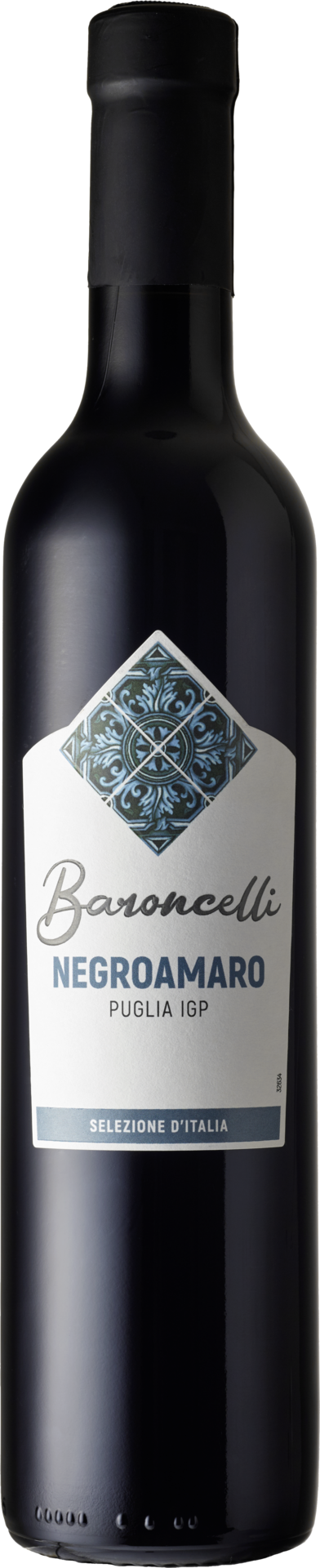 Baroncelli Negroamaro Puglia IGP 2024 Rotwein Kiste 6 x 50 cl Italien – Flasche