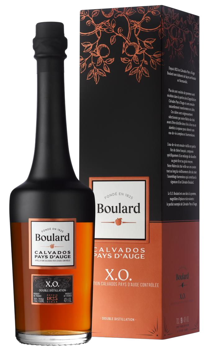Boulard XO Calvados Pays d'Auge 70 cl – Flasche mit Geschenkbox