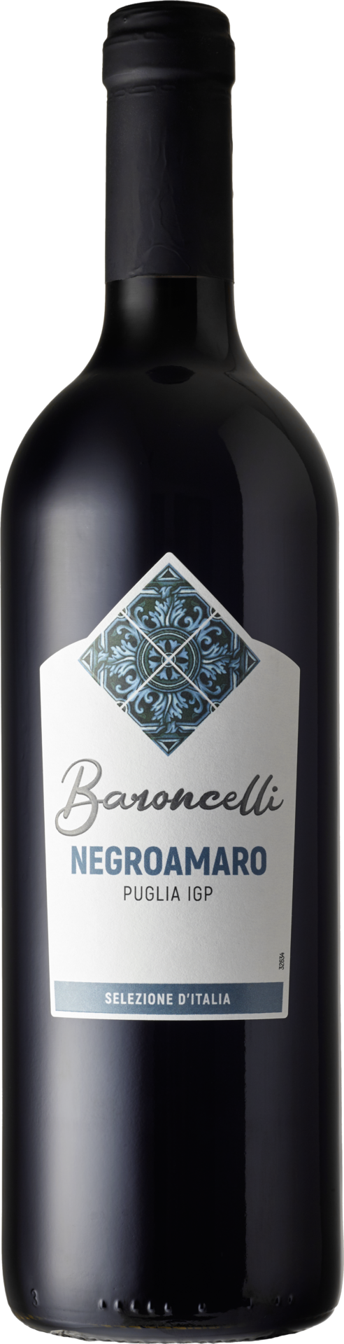 Baroncelli Negroamaro Puglia IGP 2023 Rotwein Kiste 6 x 75 cl / 13.5 % Italien – Flasche