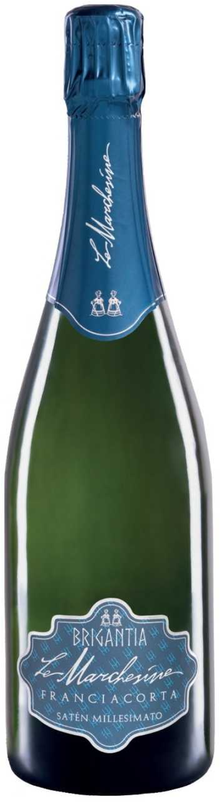 Le Marchesine Franciacorta DOCG Brigantia Satèn Millesimato 2022 Schaumwein Kiste 6 x 75 cl / 13 % Italien – Flasche