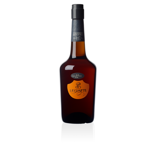 Lecompte Calvados Pays d'Auge 12 Jahre 70 cl / 40 % Frankreich – Flasche