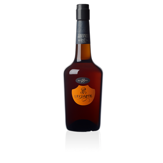 Lecompte Calvados Pays d'Auge 18 Jahre 70 cl / 40 % Frankreich – Flasche