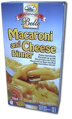 Mississippi Belle Macaroni & Cheese Dinner Box 24 x 206 Gramm USA – Ansicht 1