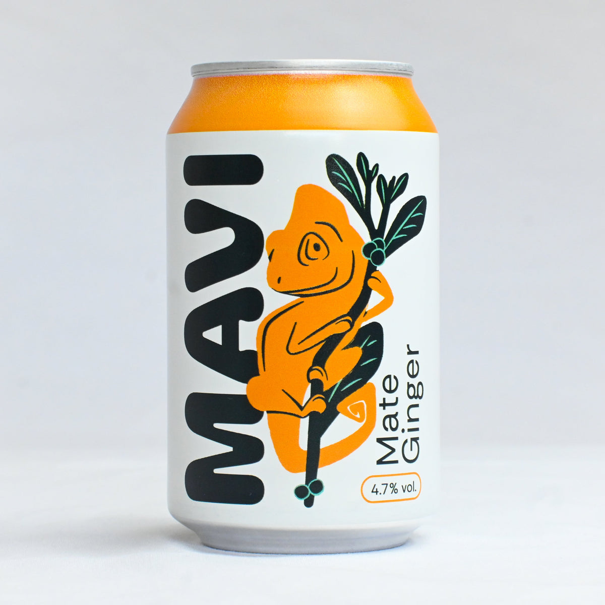 MAVI Mate Ginger Dose Kiste 24 x 330 ml / 4.7 % Schweiz – Dose Front