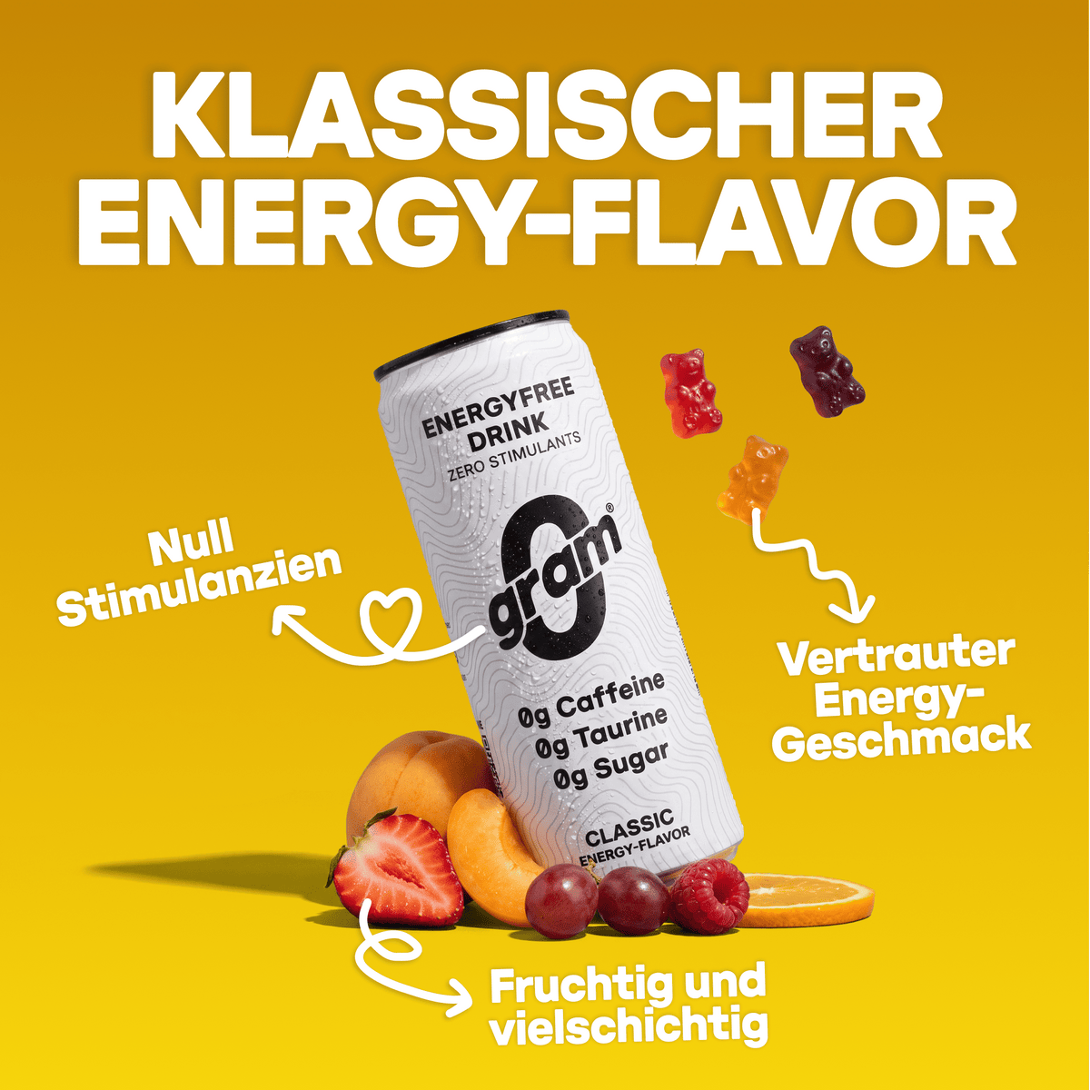 0gram Classic – Klassischer Energy-Geschmack