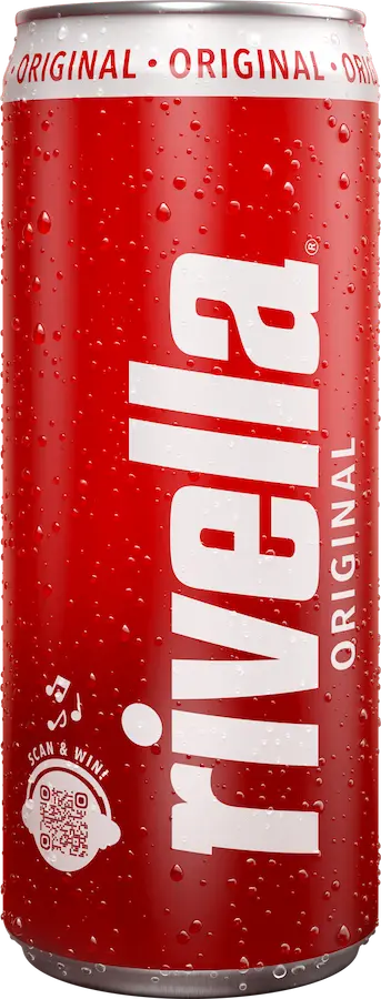 RIVELLA Rot Original Dose Kiste 24 x 330 ml Schweiz – Dose